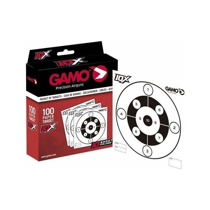 Vaughan Sports 1507734 ~ GAMO 10X SHOOT CHALL TARG 100 New zealand nz vaughan